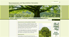 Desktop Screenshot of baumessenzen-ratgeber.com
