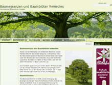 Tablet Screenshot of baumessenzen-ratgeber.com